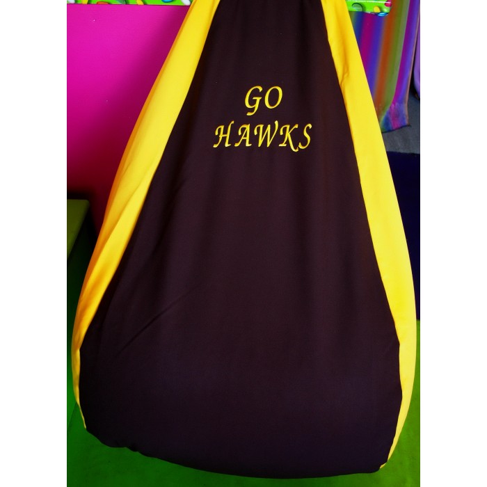 Hawthorn Hawks Footy Bean Bag aprox (1.1m x 80cm) Jelly Beanz Bean